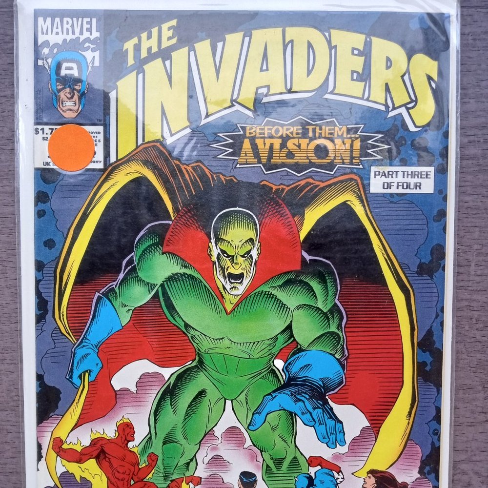 The Invaders Comic Book Marvel
